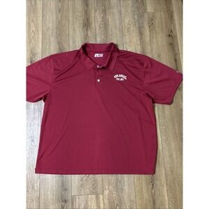Russell Athletic Red‎ Arkansas Razorback Dry Fit Polo 3XL